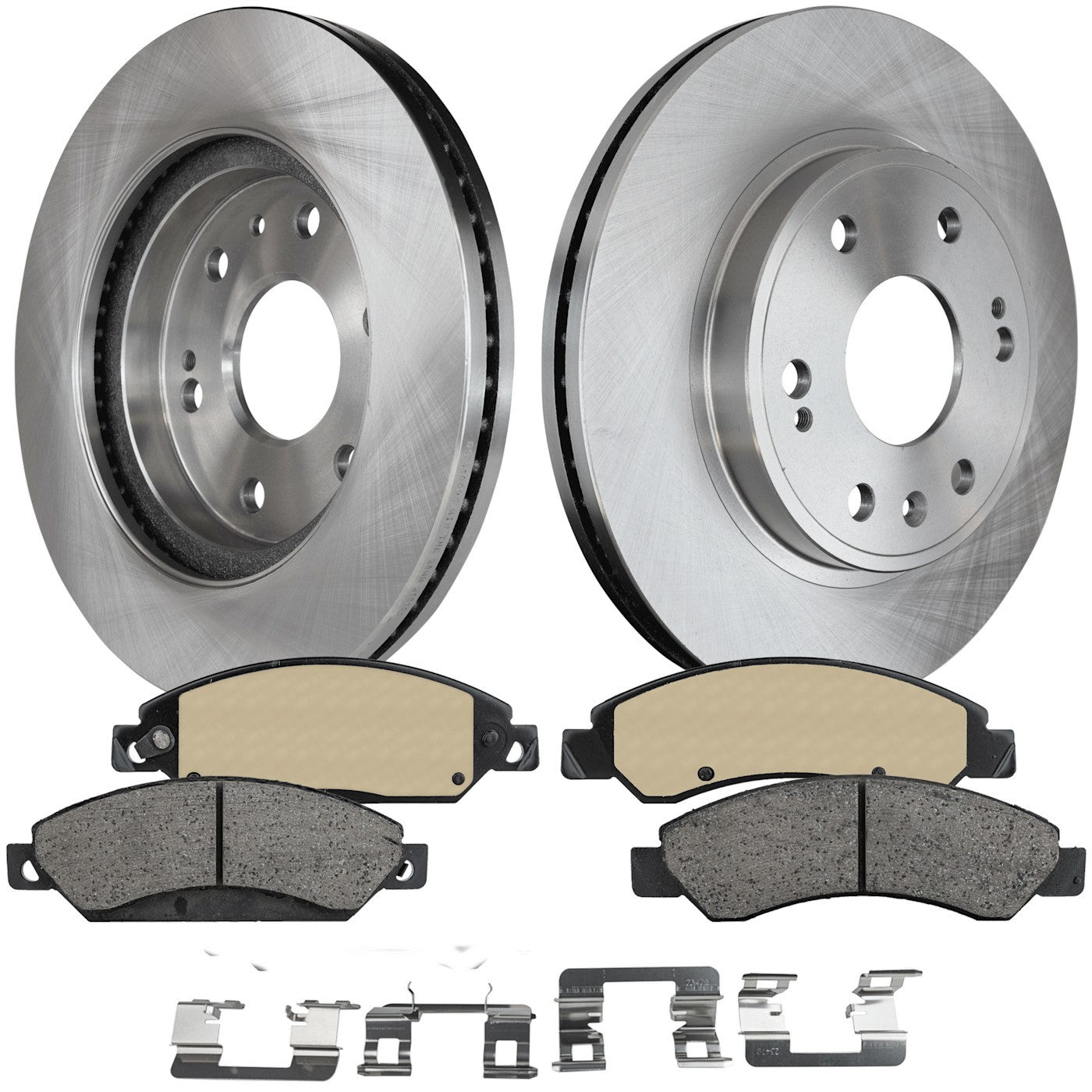Front Brake Disc Rotor and Pad Kit for Chevy Tahoe, Suburban 1500 (2007–2008)