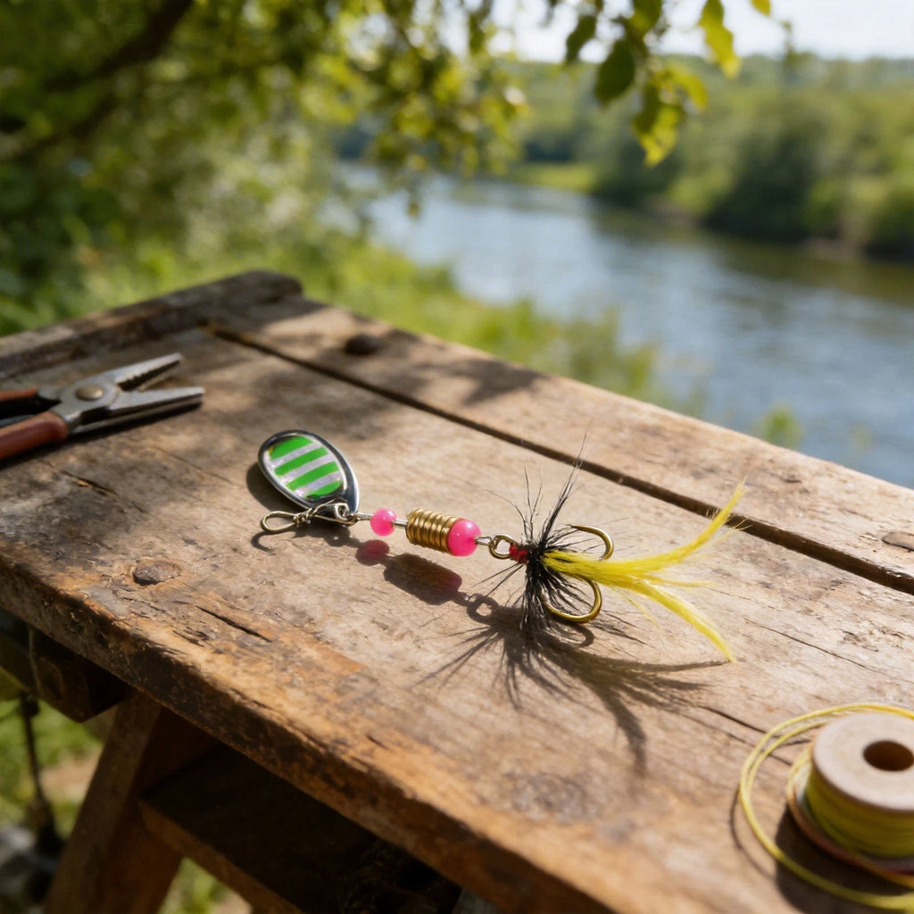 3X Metal Spinner Bait Hard Lure for Bass Fishing
