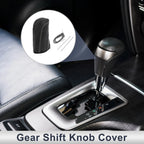 1 Pc Gear Shift Knob Cover for Nissan Tiida (2004–2012) Pebbled Black Grey
