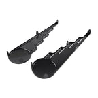 Black Saddlebag Trim Speed Ball Wing for Harley Touring Road King (2009-2023)
