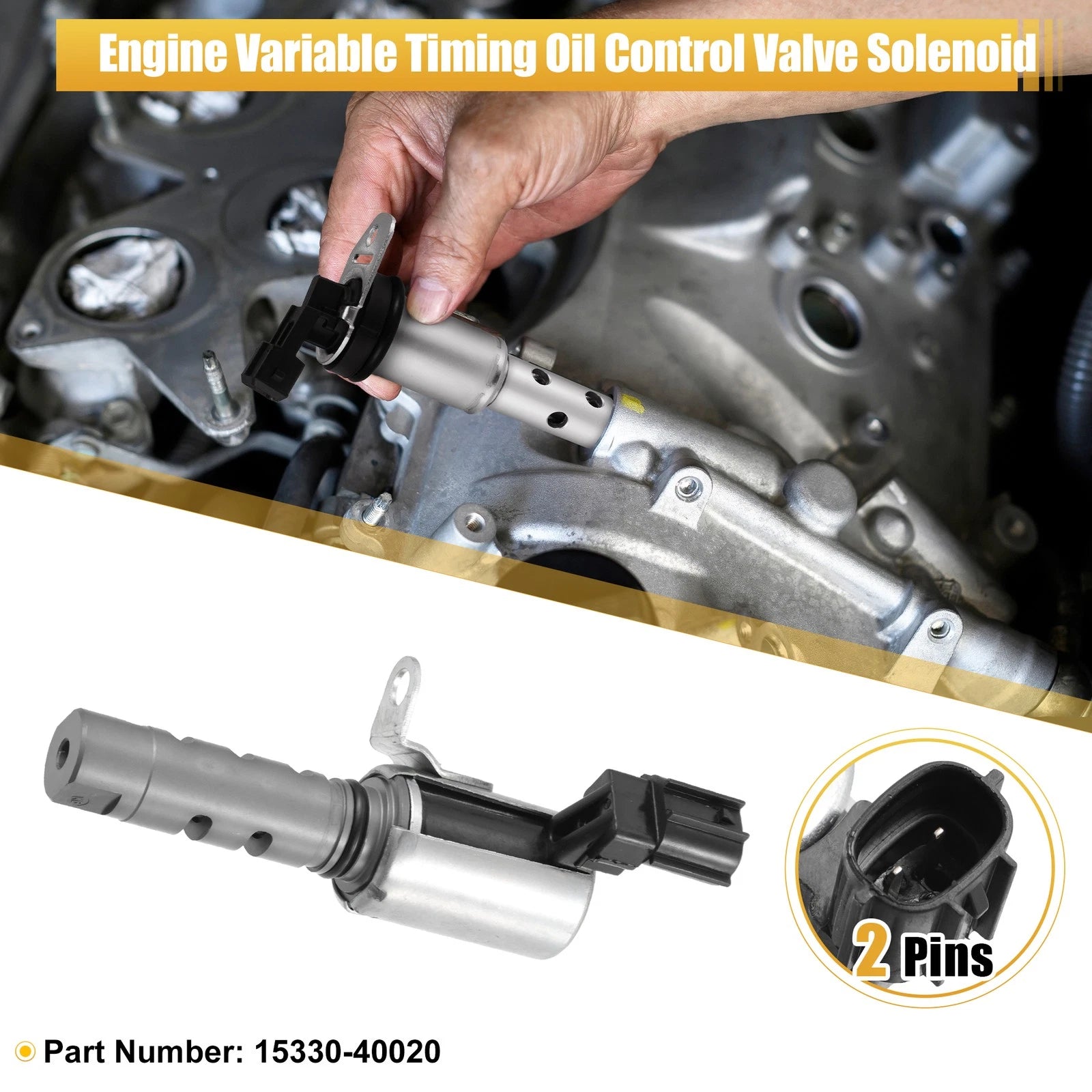 VVT Oil Control Valve for Toyota (15330-40020)