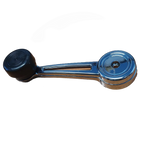Chrome Window Crank W/ Black Knob for Ford Falcon/Mustang/Bronco (1967–1977)
