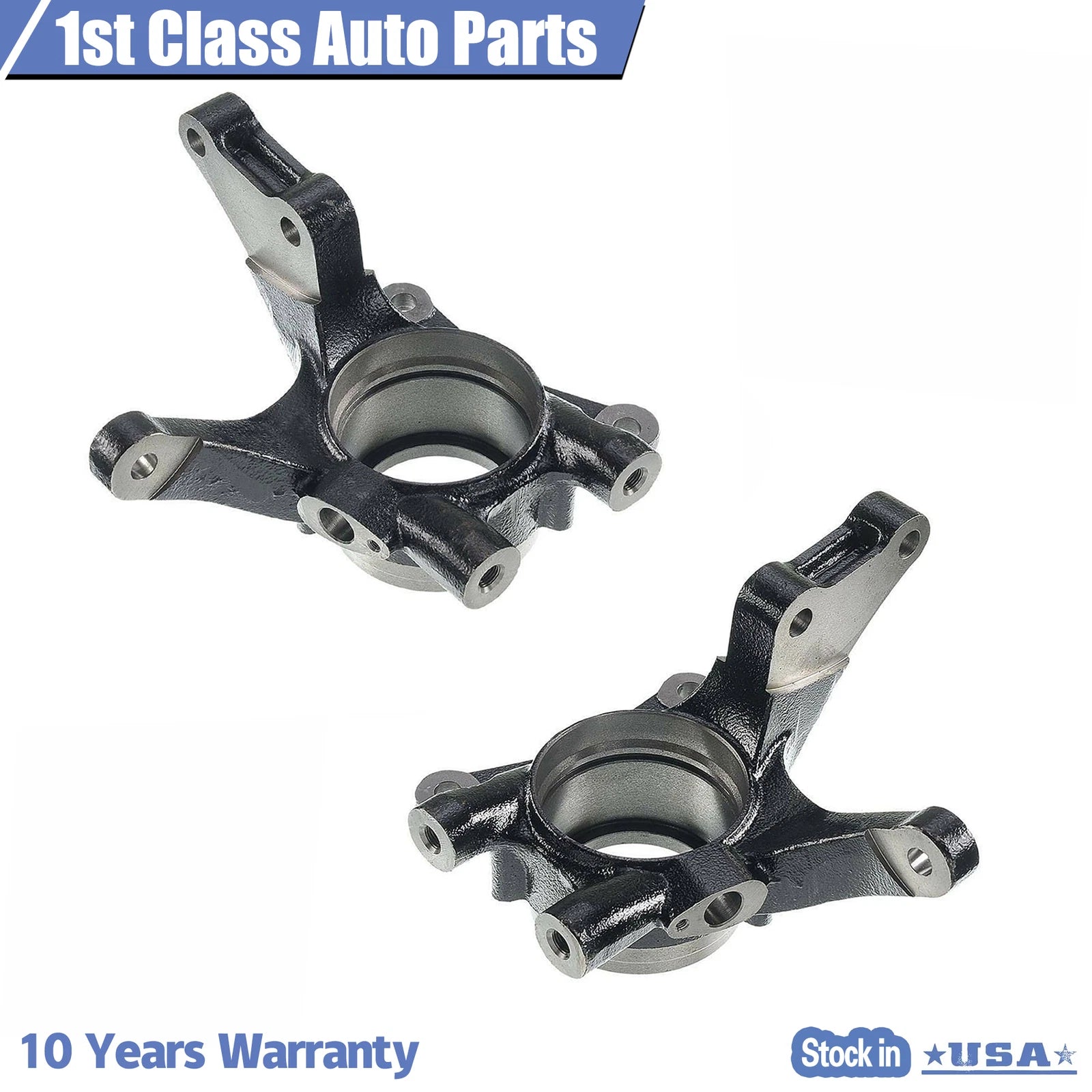 Set of 2 Front Left & Right Steering Knuckles for Hyundai Tucson Kia Sportage