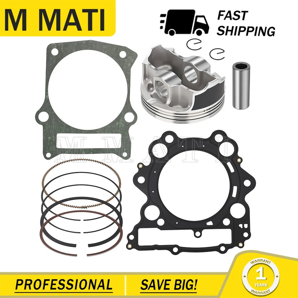 Top End Gasket & Piston Kit 100mm STD for Yamaha Raptor Rhino Grizzly 660