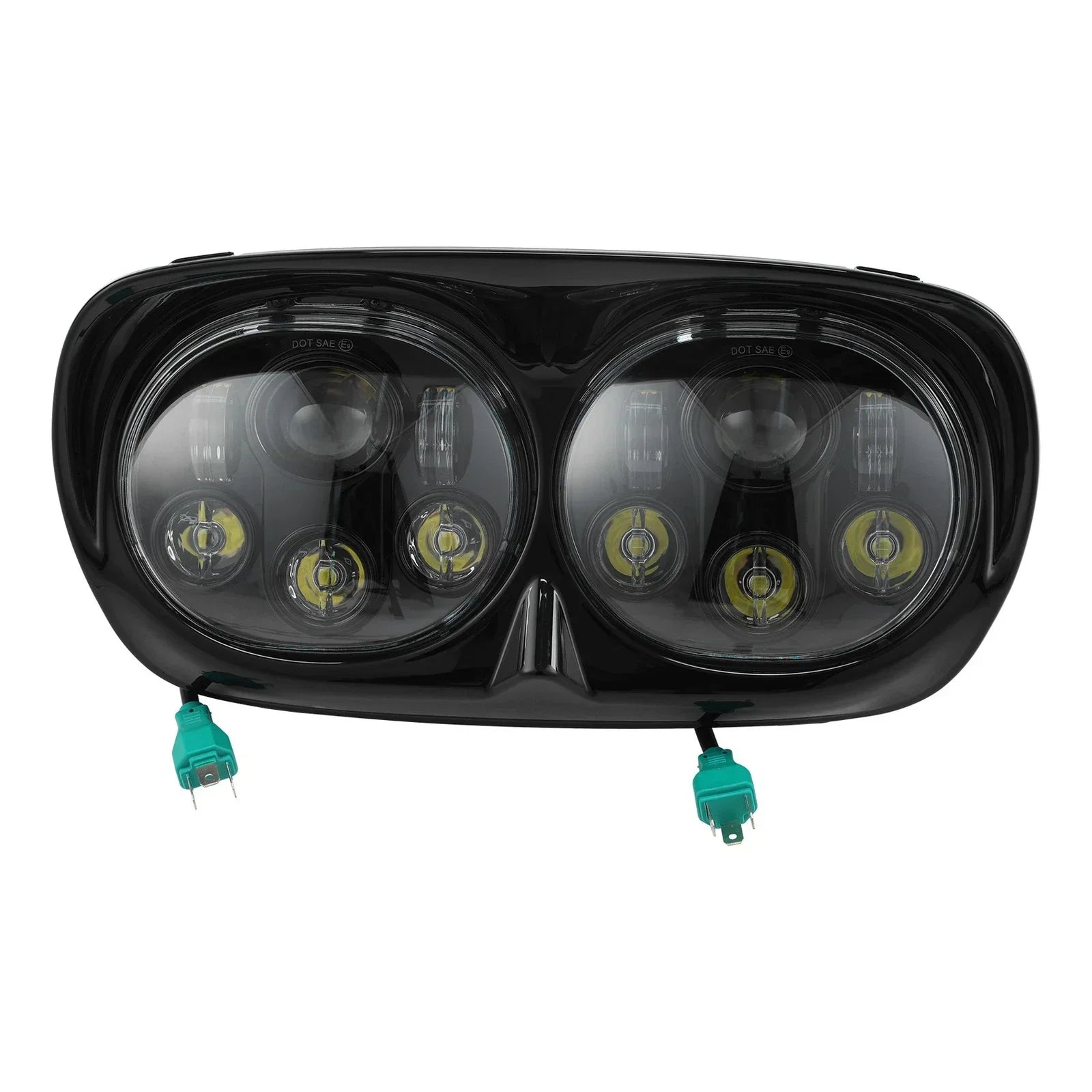 5 3/4" Dual LED Front Headlight for Harley Road Glide (1998-2013)