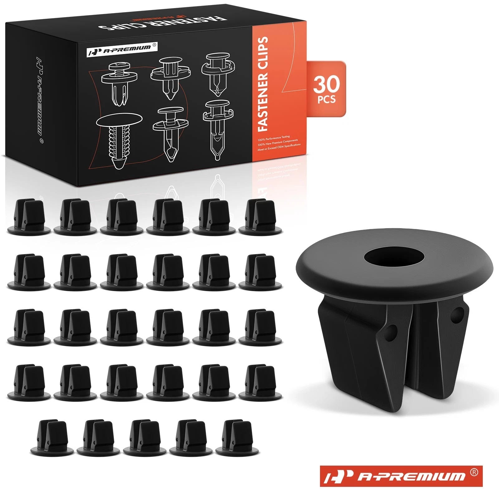 30Pcs Fender Apron Nut Retainer Clips for Kia Forte (2010–2018)