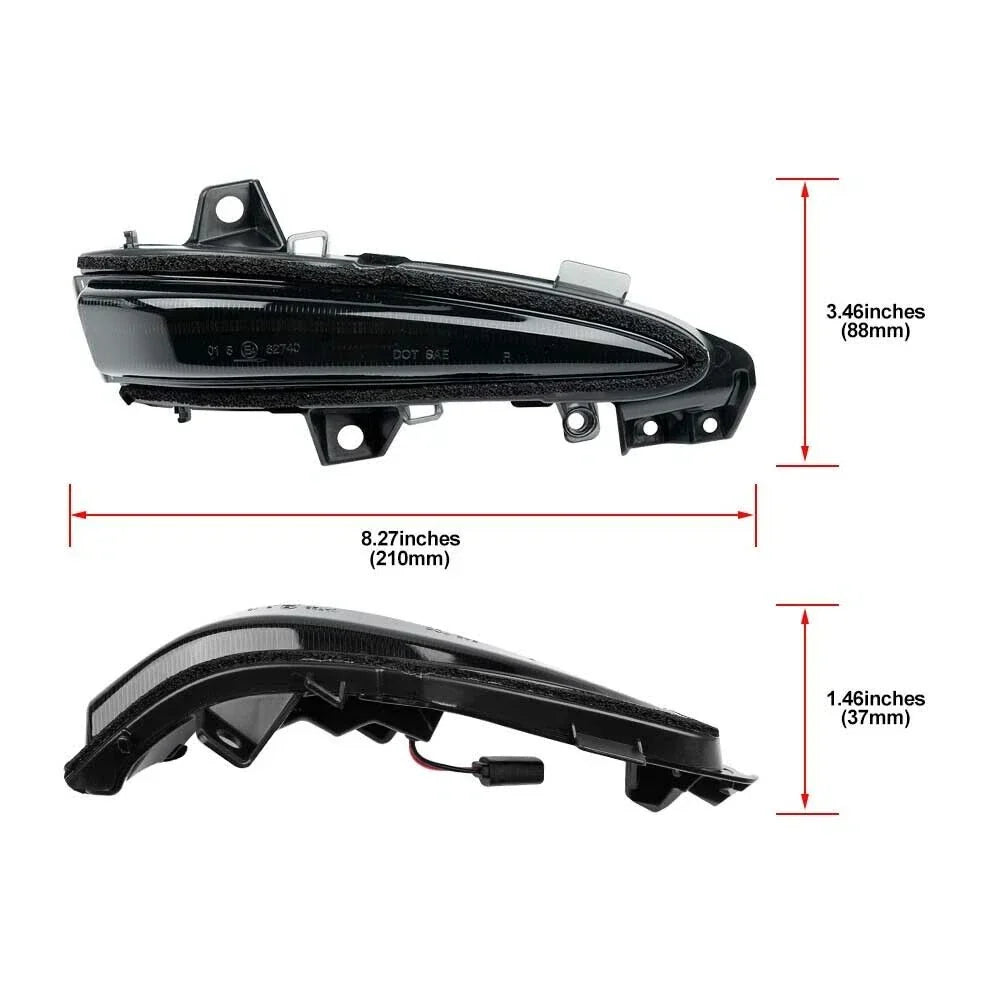 Smoked LED Side Mirror Signal Light for Lexus RX350 RX450H (2009–2015)
