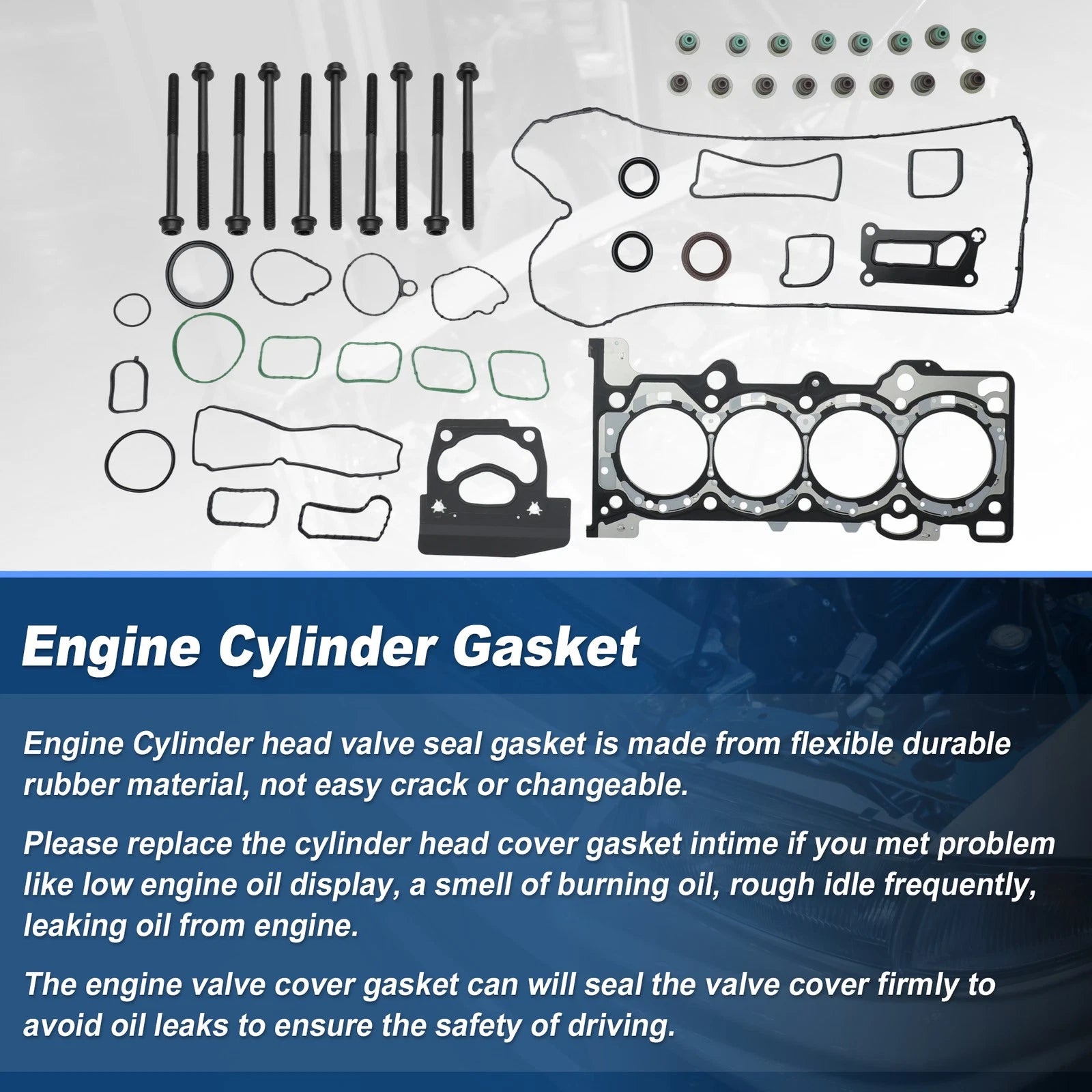 Cylinder Head Gasket Set HGS4534 for Ford Edge 2.0L L4 DOHC 2015–2018