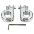 1.25" Highway Foot Pegs Mount Kit for Harley Yamaha Honda (Replaces 50957-02)