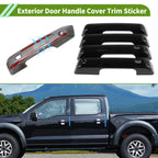 Exterior Door Handle Cover Trim for Ford F150 (2021–2024) Glossy Black