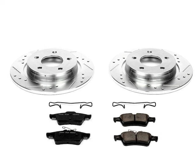 Rear Brake Pad and Rotor Kit for Mazda 3 (2004–2013) WM515GP