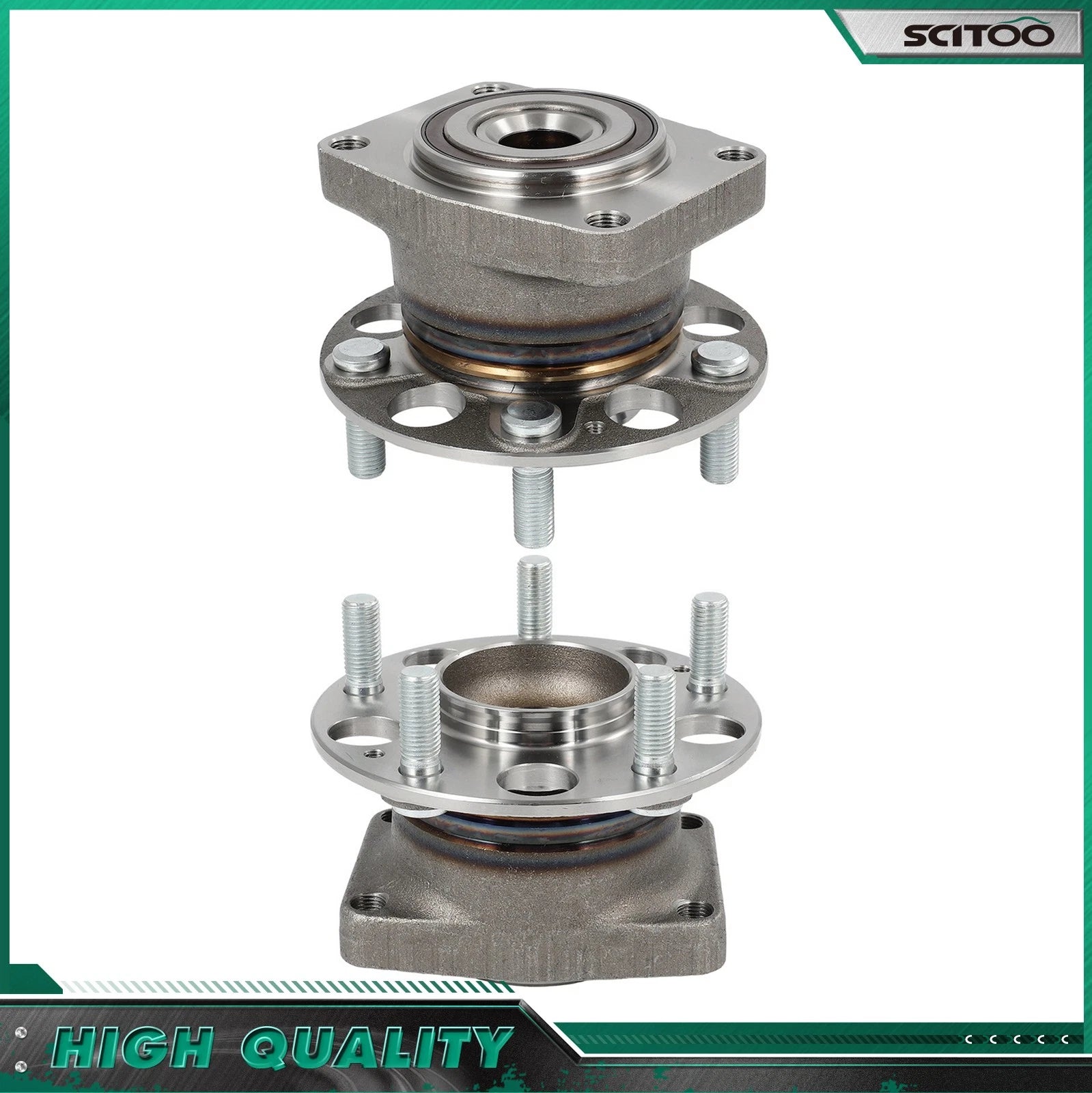 Pair of Rear Wheel Bearing Hub Assembly 512567 for Honda HR-V (2016–2022)