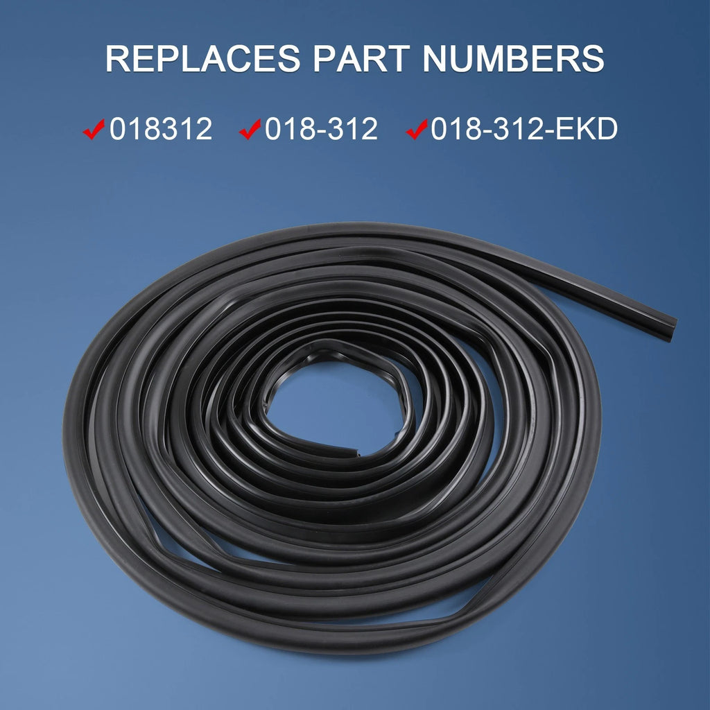 Rubber D Seal for RV Slide Out System (1" X 15/16" X 35')
