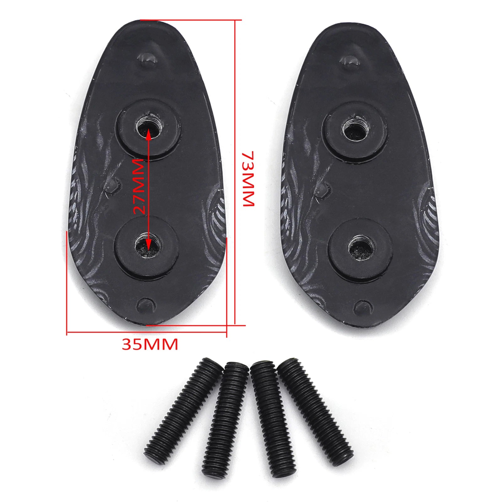 Mirror Block Off Base Plates for Yamaha R1 YZF-R1 (2000–2008)