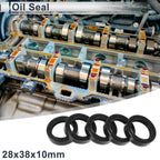 Set of 5 Oil Seal Rotary Shaft Seal TC Ring Nitrile Rubber 28x38x10mm