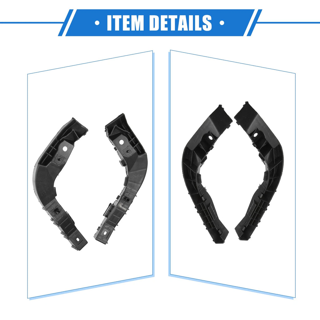 Pair Front Bumper Brackets for Hyundai Elantra (2008–2010)