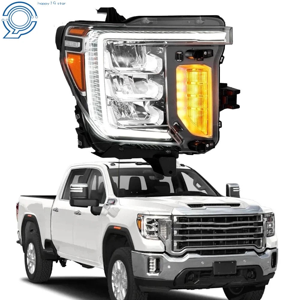 Full LED Headlight with LED Signal for GMC Sierra 2500/3500 HD (2020–2023)