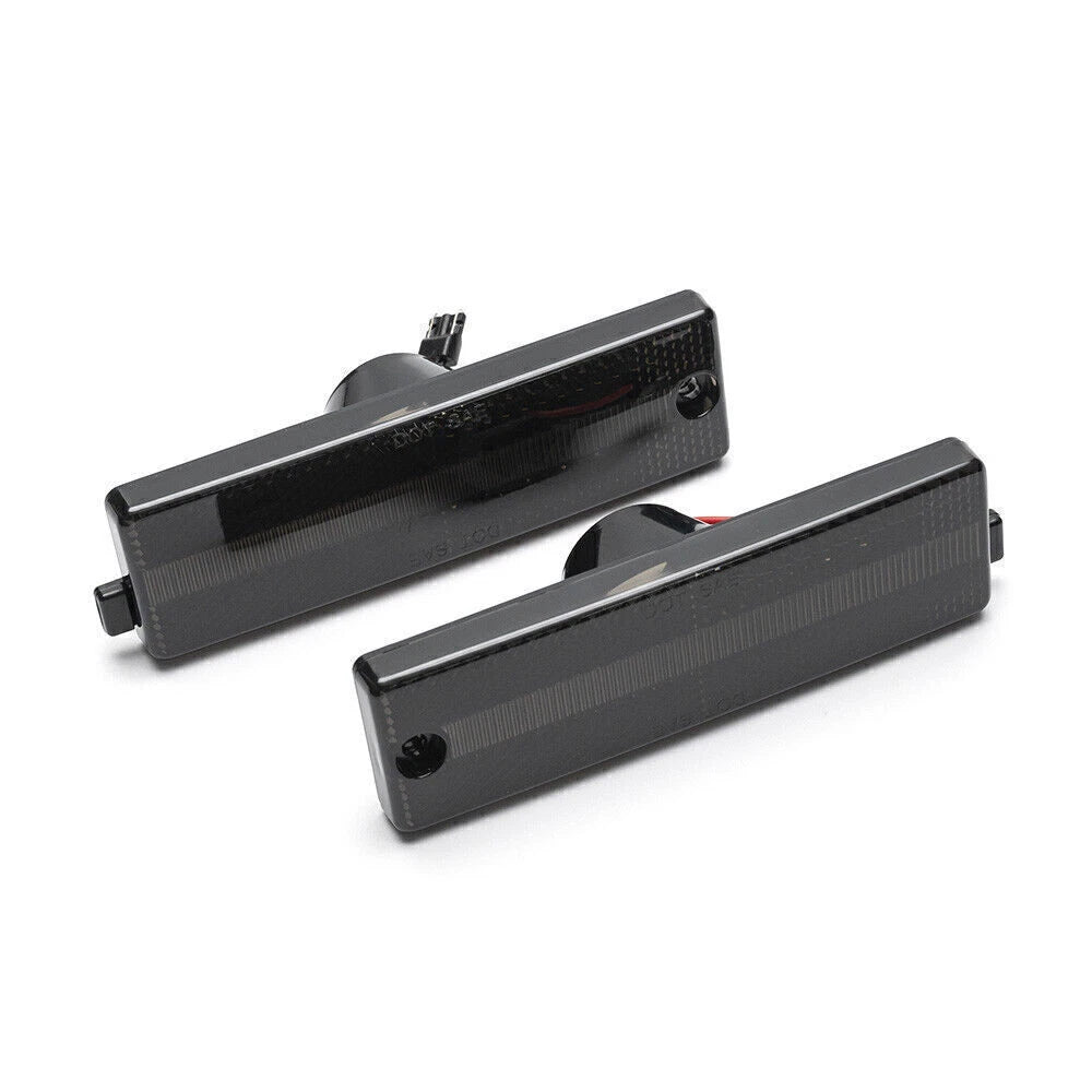 2X Smoked LED Rear Bumper Side Marker Lights for Chevrolet Camaro (1993–2002)
