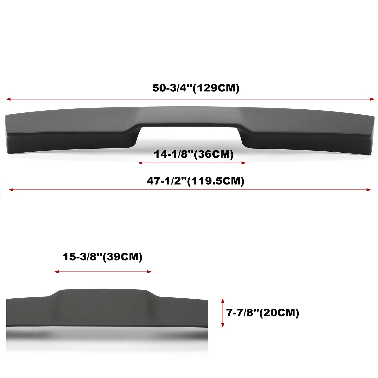 Matte Black Truck Cab Spoiler for Ford F-150 (2009–2014)