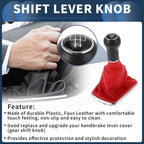 5 Speed Gear Shifter Knob with Cover for Volkswagen Bora Golf MK4 (1998–2006)