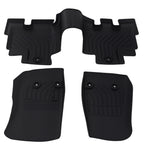 Set of 2 Black All-Weather Floor Mats for Jeep Wrangler JK Unlimited (2014–2018)