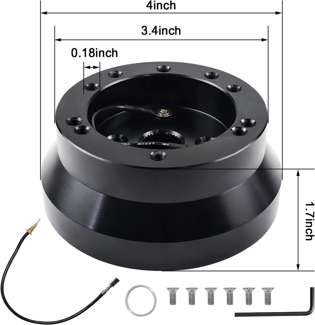 Steering Wheel Hub Adapter for GM Chevy 5 & 6 Hole (Flaming River, Ididit)