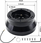 Steering Wheel Hub Adapter for GM Chevy 5 & 6 Hole (Flaming River, Ididit)