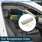 Sunglasses Case for Volkswagen Golf 8 (2020–2023) Eyeglasses Holder Grey