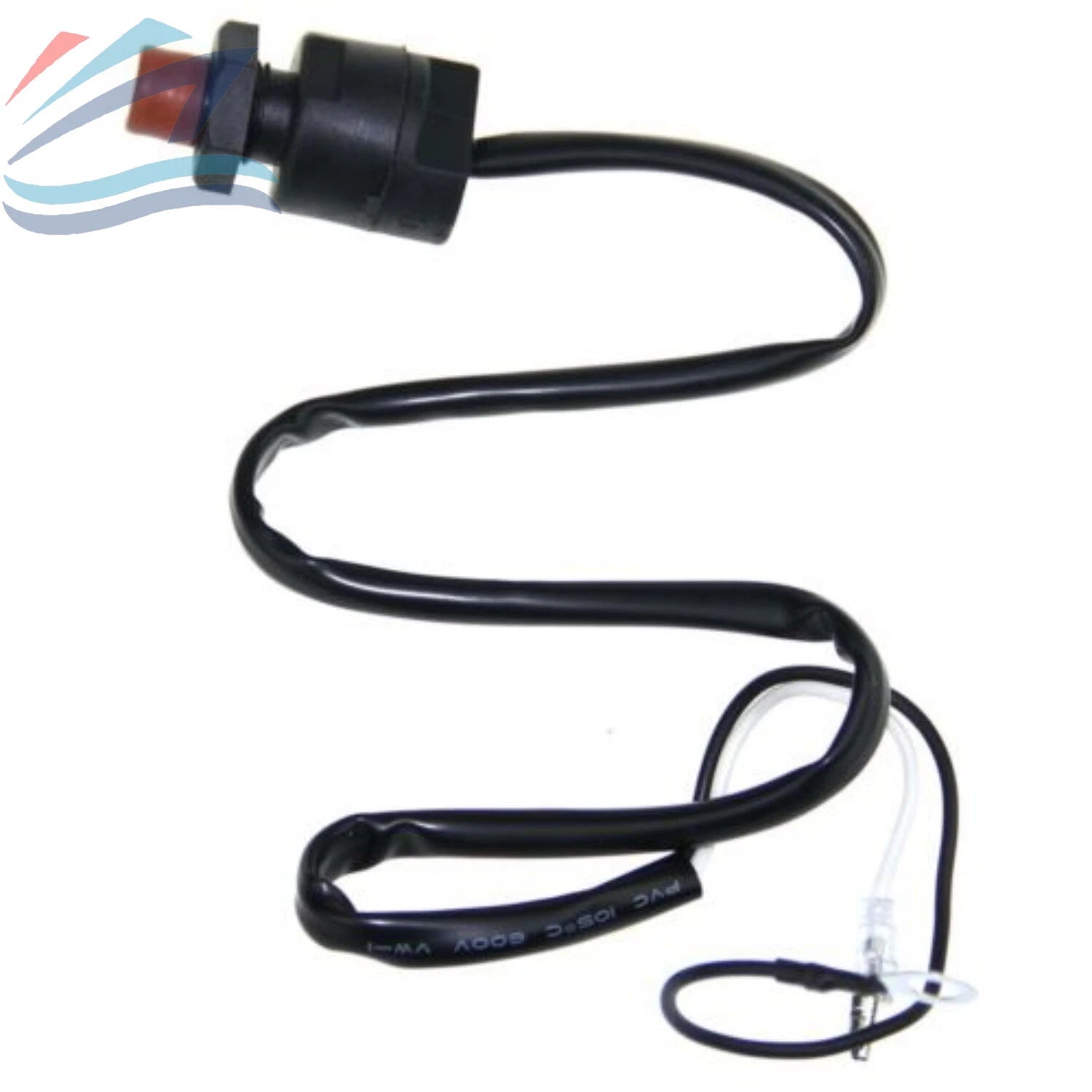 Kill Stop Switch & Safety Lanyard for Yamaha 2 Str Outboard Motor (EM 689-82575-02)