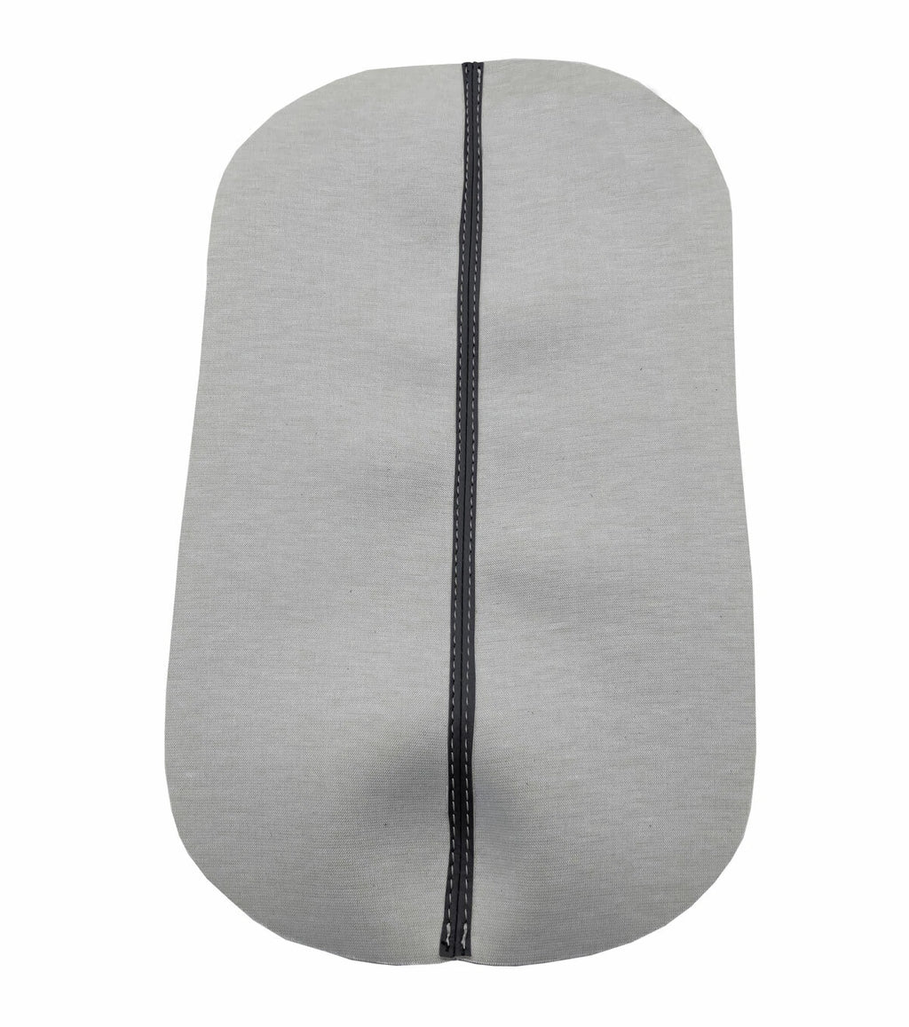 Console Lid Armrest Cover for Chevrolet Malibu (2016–2020) Gray Stitch