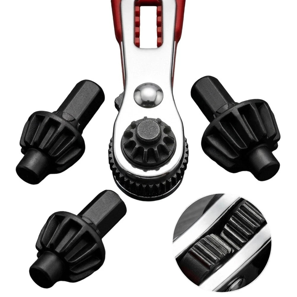 Right Angle Ratchet Screwdriver for Tight Spaces (10mm, 13mm, 16mm Chucks)