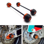Front & Rear Axle Slider Crash Protector for KTM Duke 790 (2018–2019)