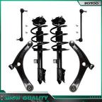 Front Struts Sway Bars Lower Control Arms for Dodge Caliber Jeep Patriot Compass (2007–2017)