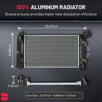 Aluminum Radiator for Toyota Corolla Matrix Pontiac Vibe (2003–2008) 1.8L
