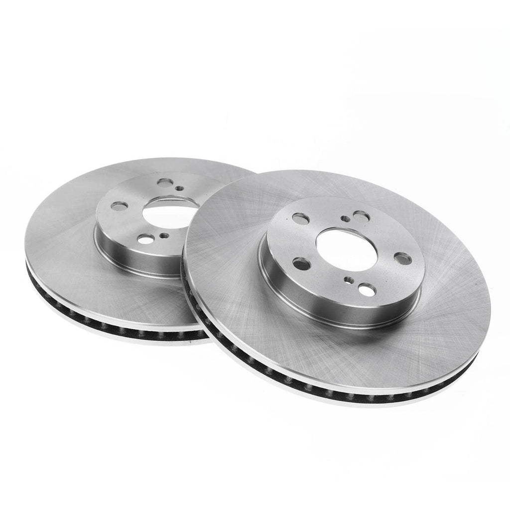 Front Disc Brake Rotors and Ceramic Pads for Toyota Corolla Matrix (2003â2008)