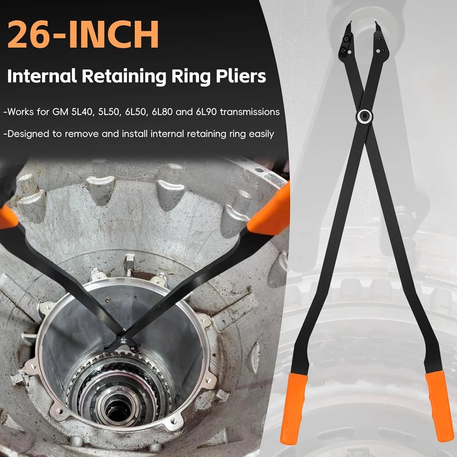 Set of 2 Snap Ring Pliers for GM 5L40 5L50 6L50 6L80 (1489)
