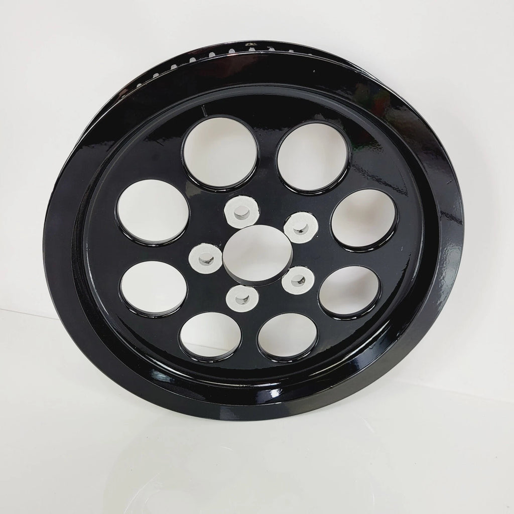 1.5" Wide 70T Gloss Black Pulley for Harley FXR Super Glide (1982–1994, 1999–2000)