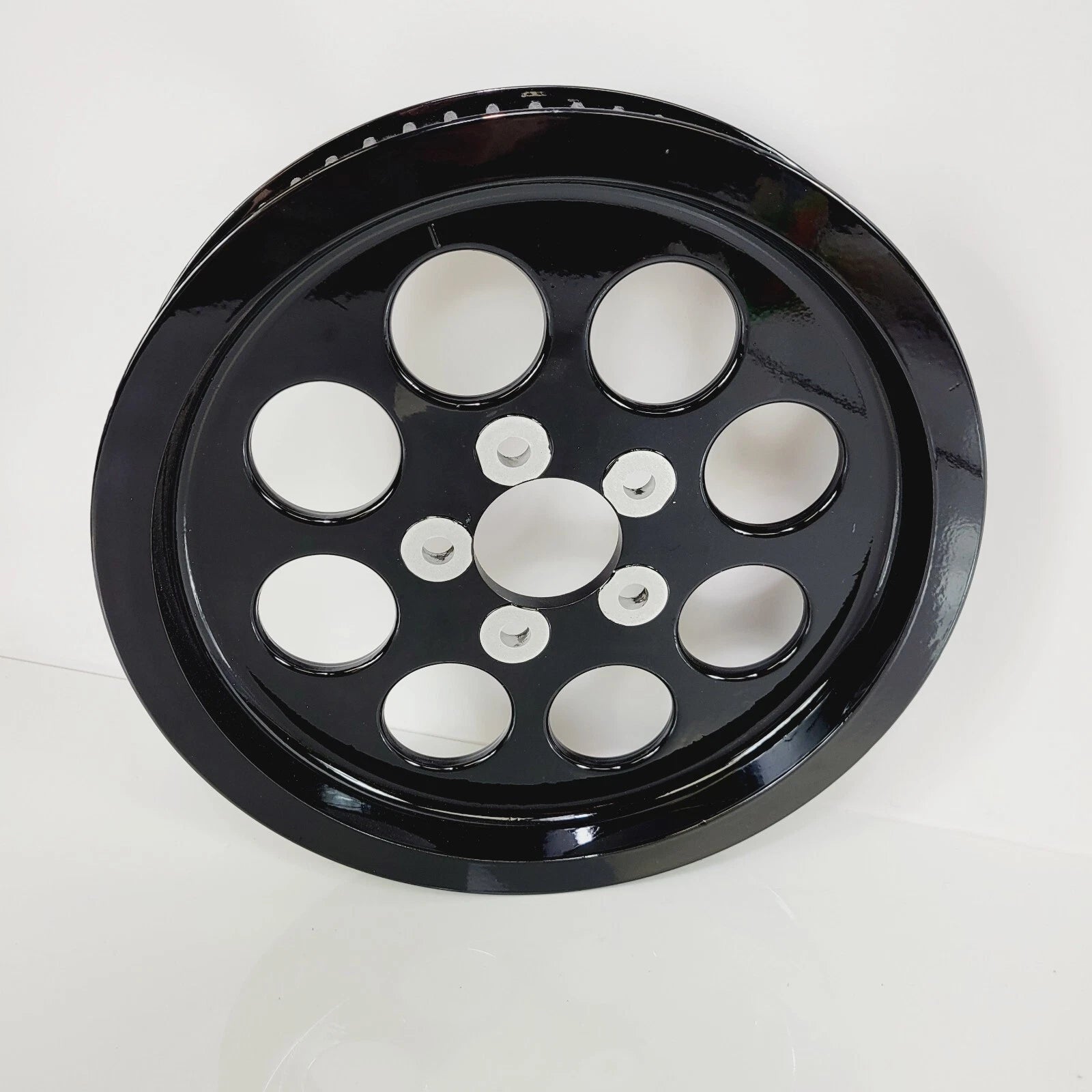 1.5" Wide 70T Gloss Black Pulley for Harley FXR Super Glide (1982–1994, 1999–2000)