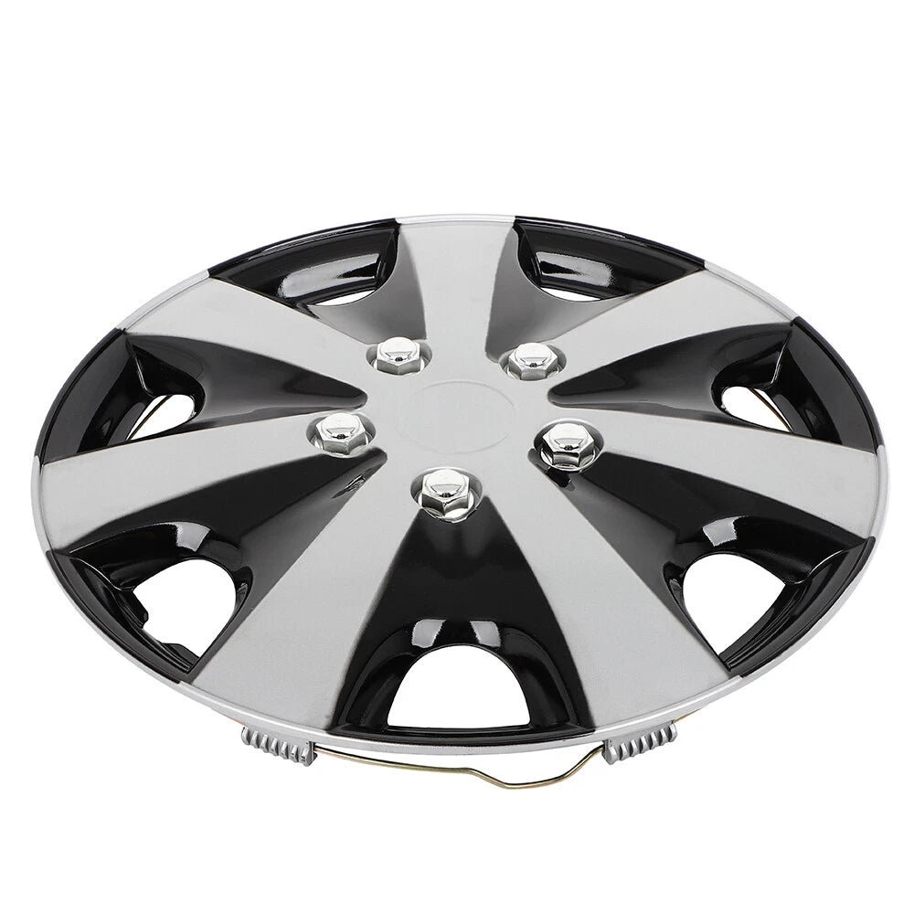 Set of 4 Wheel Covers for 15" Rims (Universal Fit)