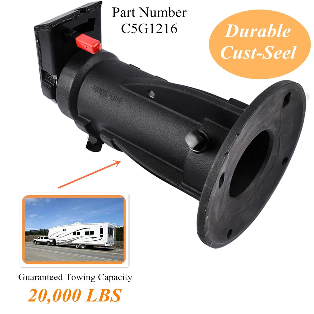 Wheel to Gooseneck Adapter C5G1216 for 20,000 lbs (Height 12" to 16")
