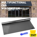 Set of 2 Uncut 50% Tint Window Film 20" x 10' for Car Home Office