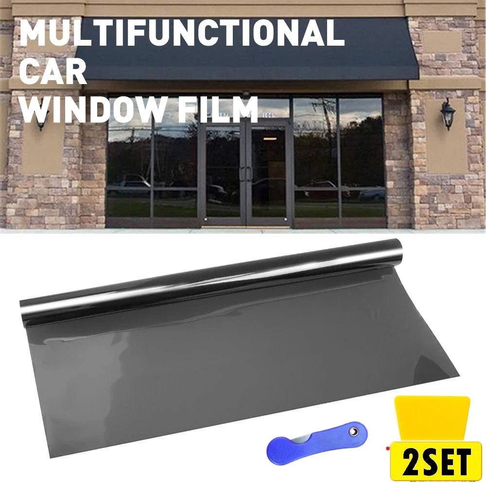Set of 2 Uncut 50% Tint Window Film 20" x 10' for Car Home Office
