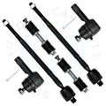 Set of 6 Tie Rod Ends for Mitsubishi Lancer (2002–2007)