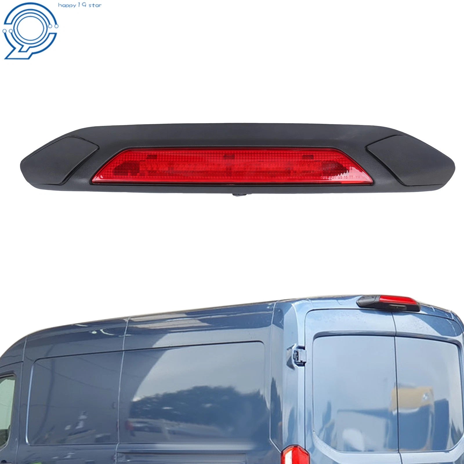 Rear LED Third Brake Light for Ford Transit-150/250/350 (2018–2019)