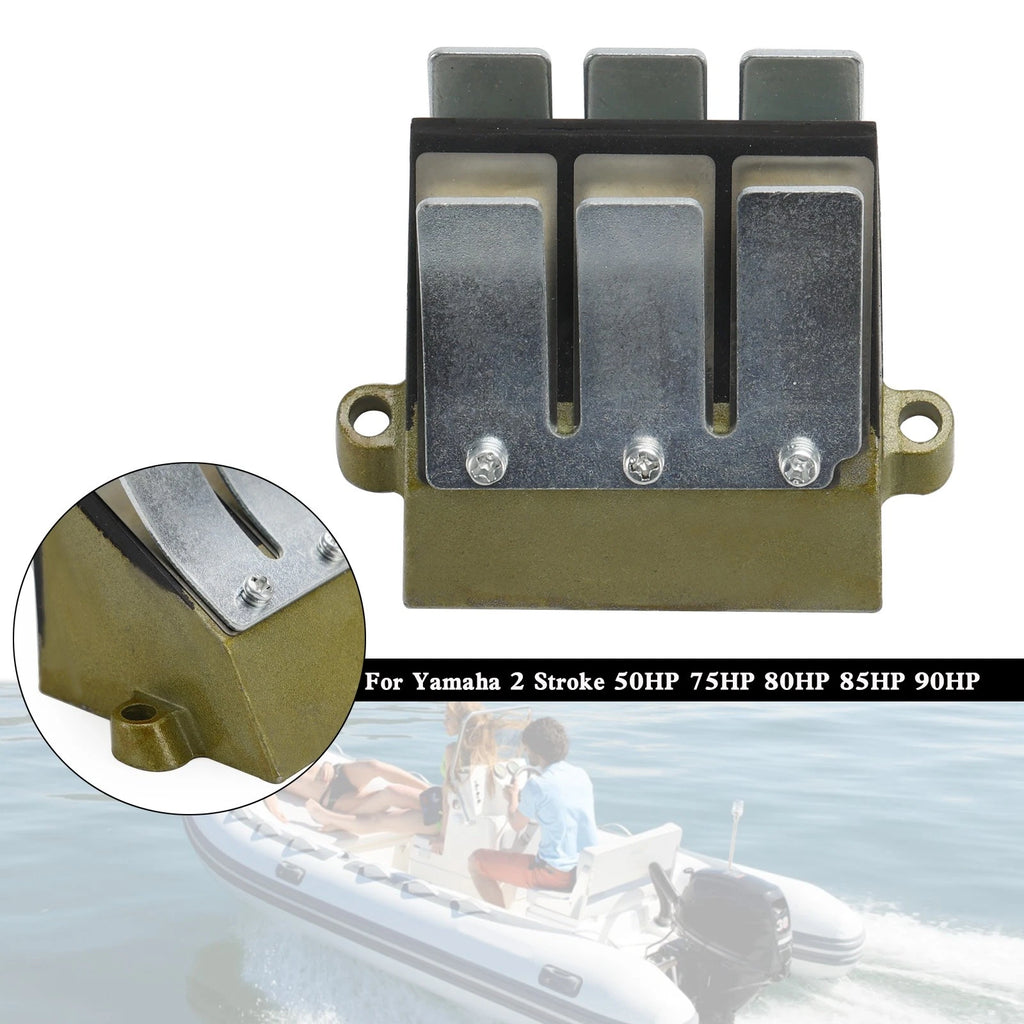 Reed Valve Assy for Yamaha 2-Stroke 50HP 75HP 80HP 85HP 90HP (688-13610-00)