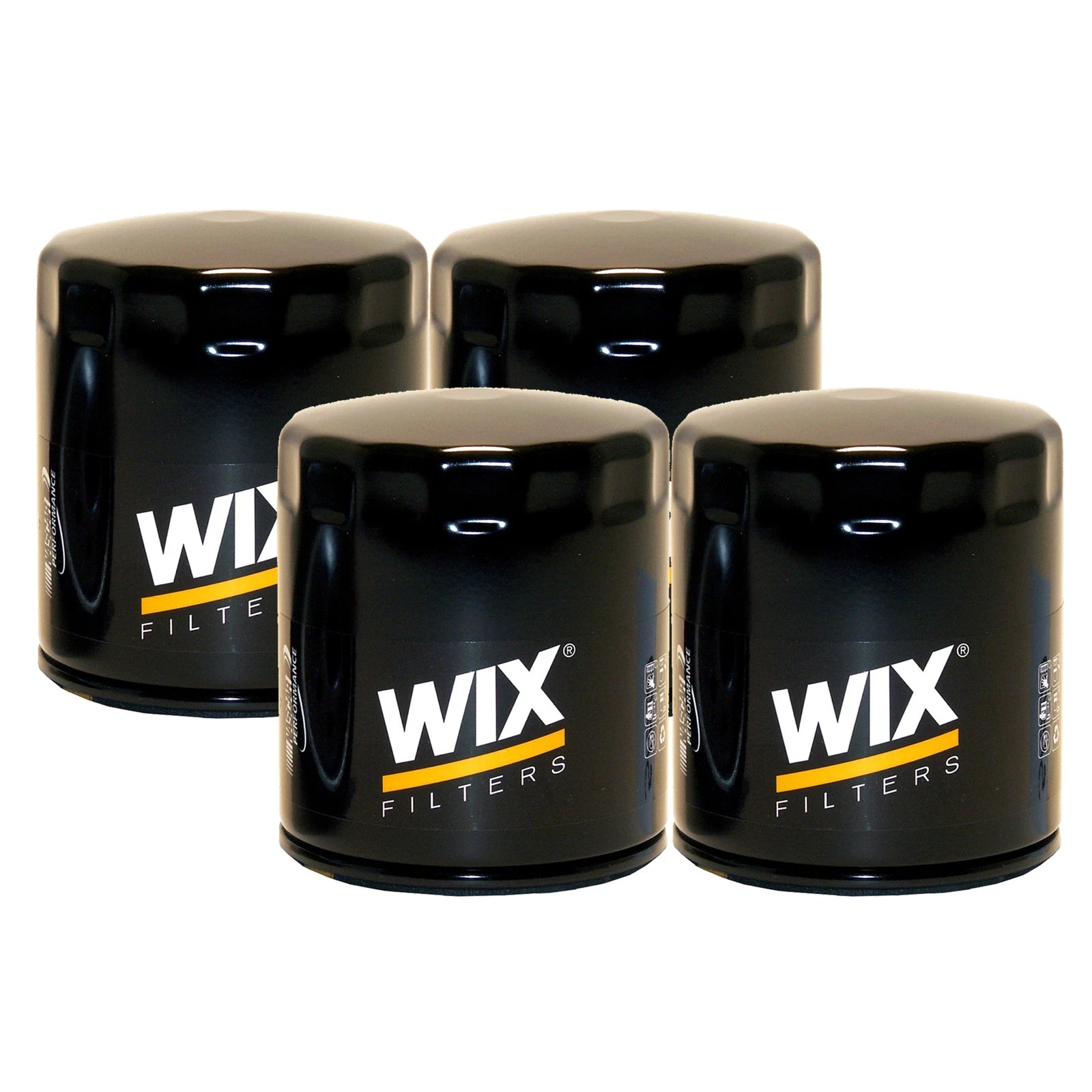 Set of 4 Engine Oil Filters for Buick Cadillac Chevy GMC Pontiac (StdAsp)