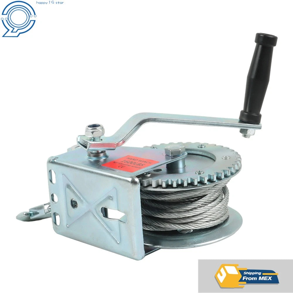 Hand Winch for Boat with 10m Cable (32ft)