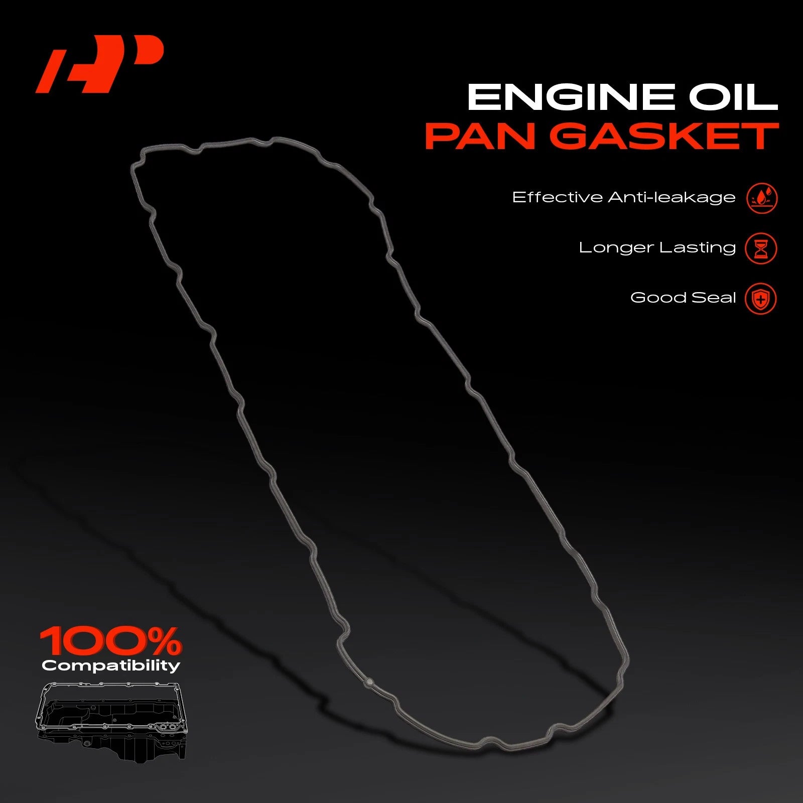 Engine Oil Pan Gasket for Ford E-350 (1992-2007)