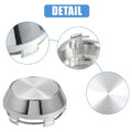 4 Pcs 60mm Chrome Wheel Center Caps for Universal Rims No Logo
