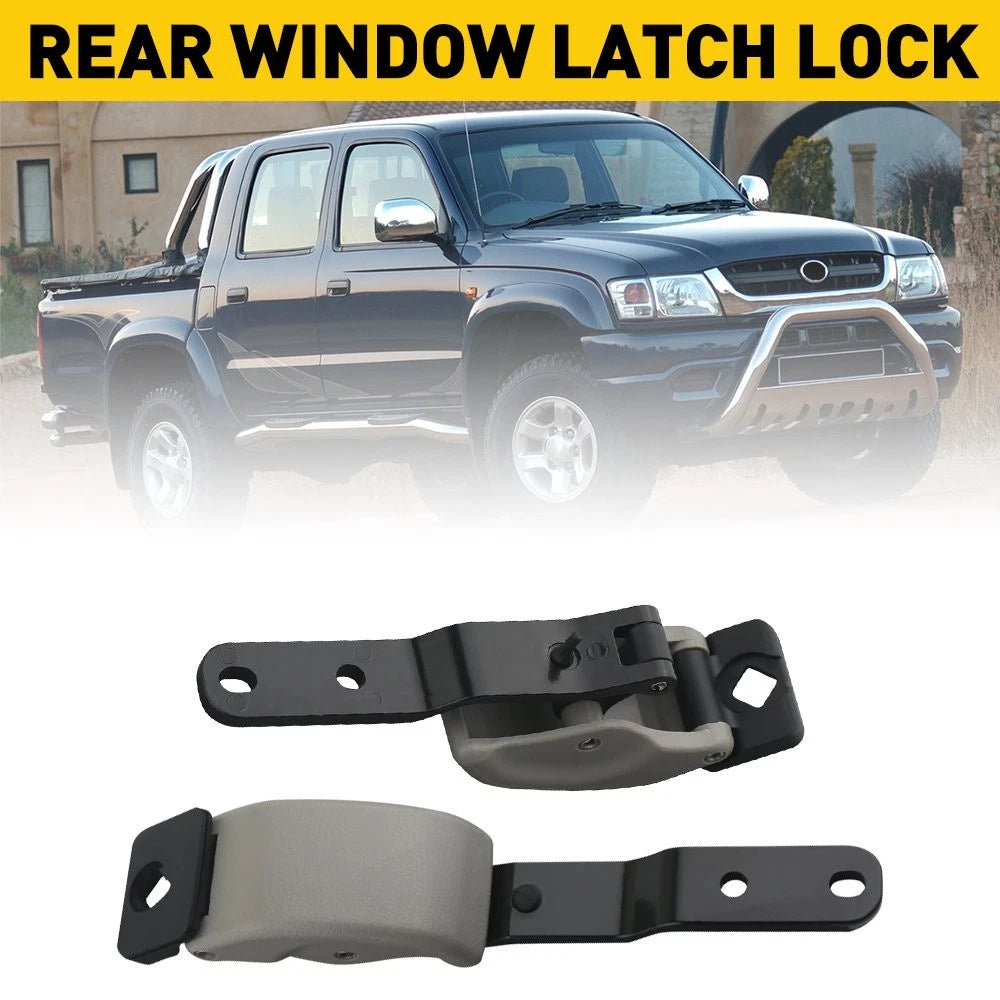 2PC Rear Quarter Window Latch Lock for Toyota Hilux (1997–2004) Tacoma (2000–2004)